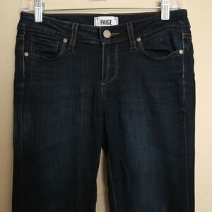 Paige Denim Jean Dark Blue Skyline Skinny, Size 26‎